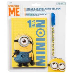 Les Minions Deluxe notitieboek met pen