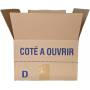 Lot Carton d'Expédition ou Déménagement 40X30X20 cm - fabriqué en France - 1Emballages.com