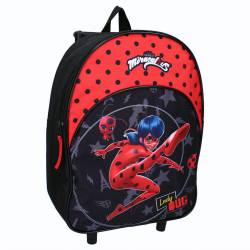 Nursery School Wheeled Backpack Miraculous Super Heroez 33 cm