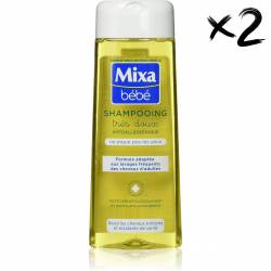 Mixa Baby Lot of 2 Sehr mildes hypoallergenes Shampoo 250 ml x2