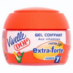VIVELLE DOP Gel Coiffant aux Vitamines Fixation Force 7 Extra-Forte 150 ml