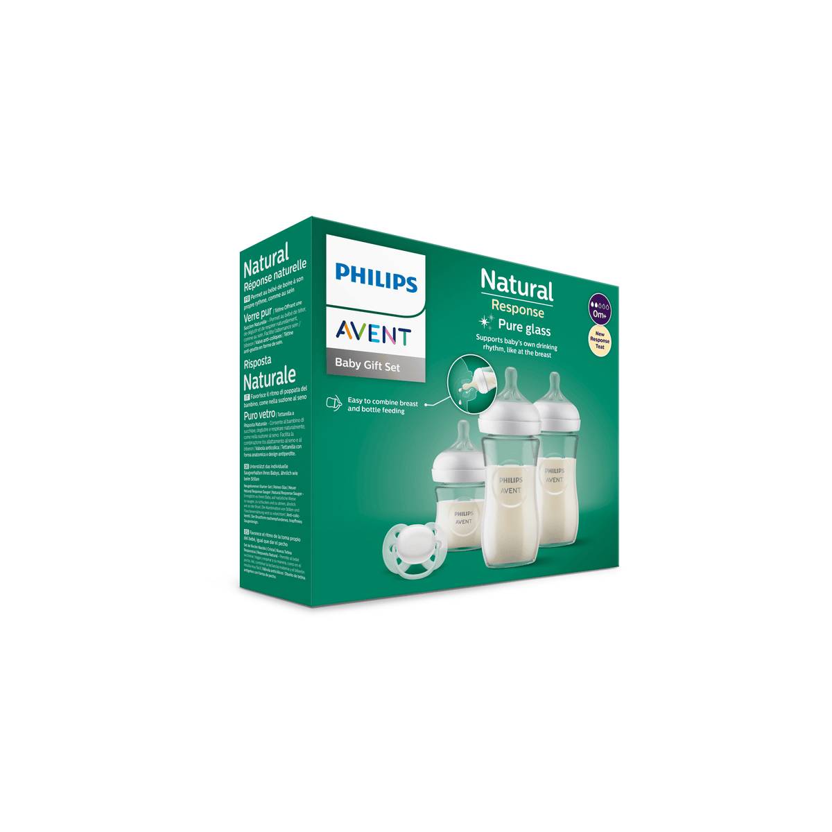 Philips Avent Glass Newborn Kit Natural Response Teat - MaxxiDiscount
