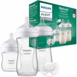 Philips Avent kit 3 biberons verre Natural Response