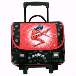 Miraculous Love and Courage wheeled schoolbag 38cm