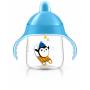 Tasse Bec Avent Anti-Fuites Pingouin 260 ml - Bleu