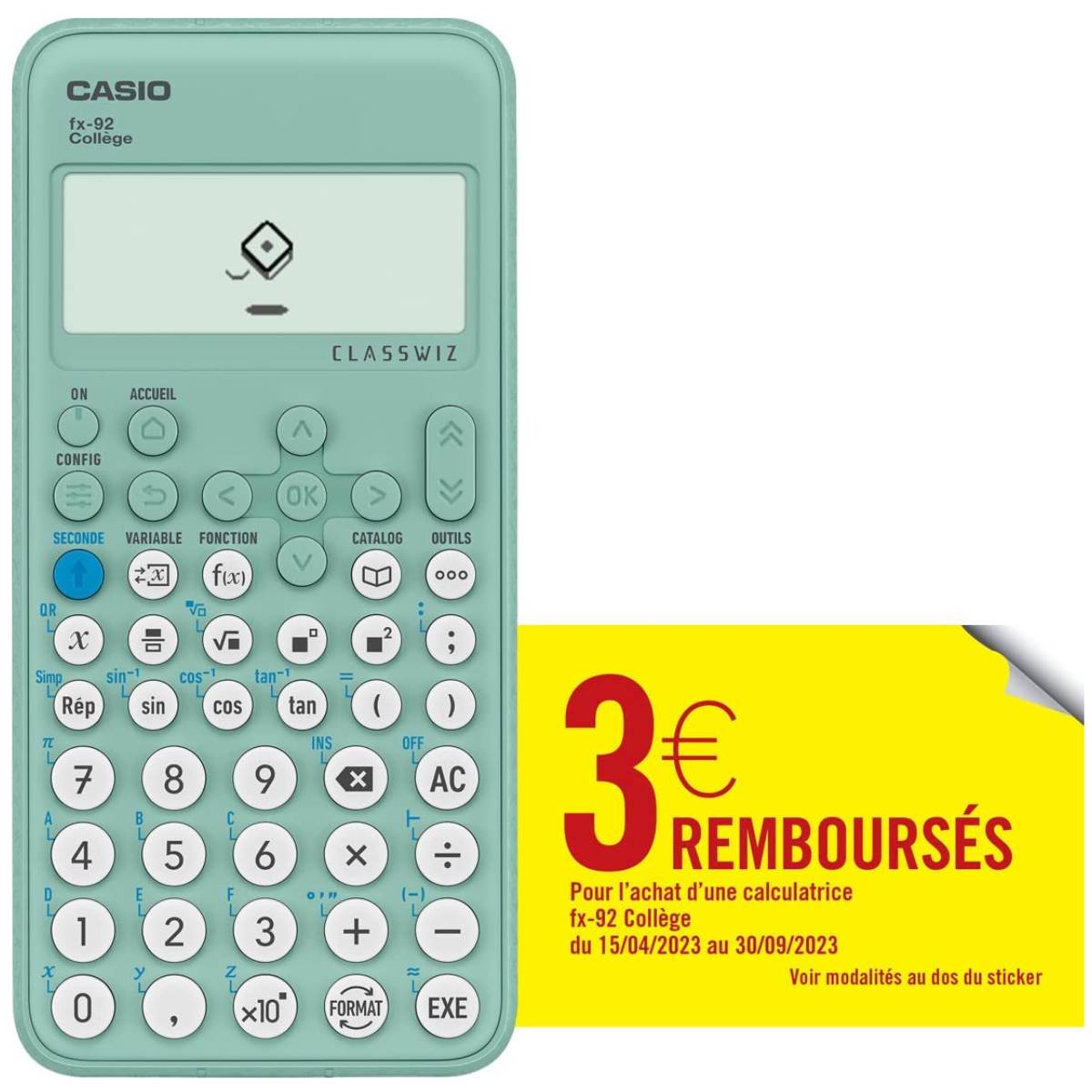Casio Calculatrice FX-92 - MaxxiDiscount.com