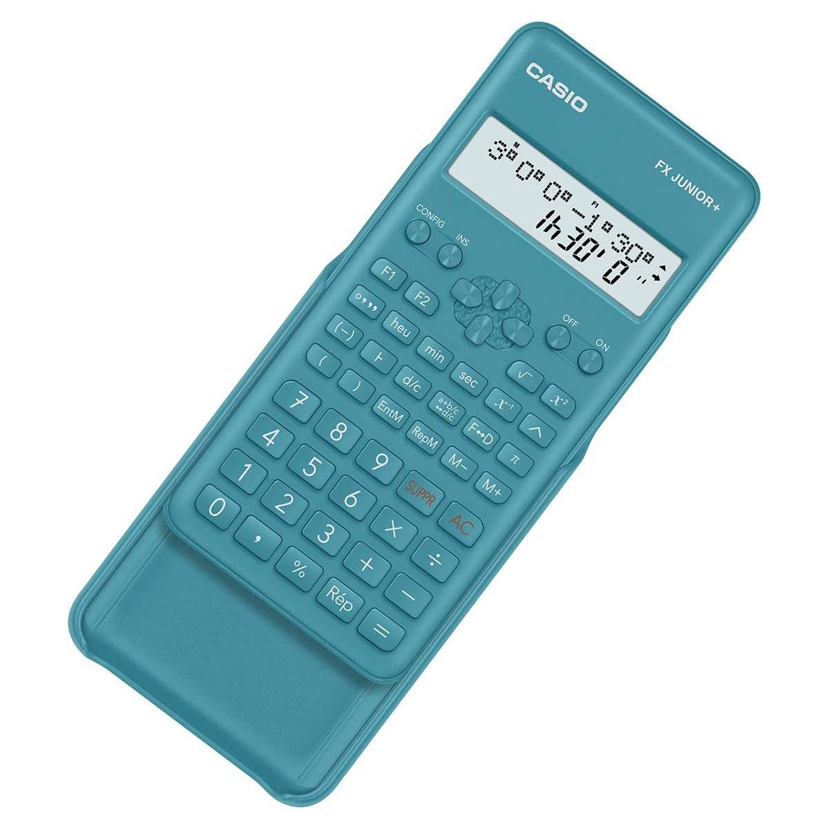 Calculatrice CASIO fx JUNIOR+ Ecole primaire CM1/CM2 Bleu