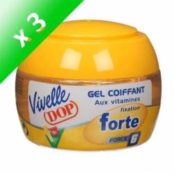VIVELLE DOP - Vivelle Gel Fixation Forte 150Ml - Lot De 3 - Vendu Par Lot