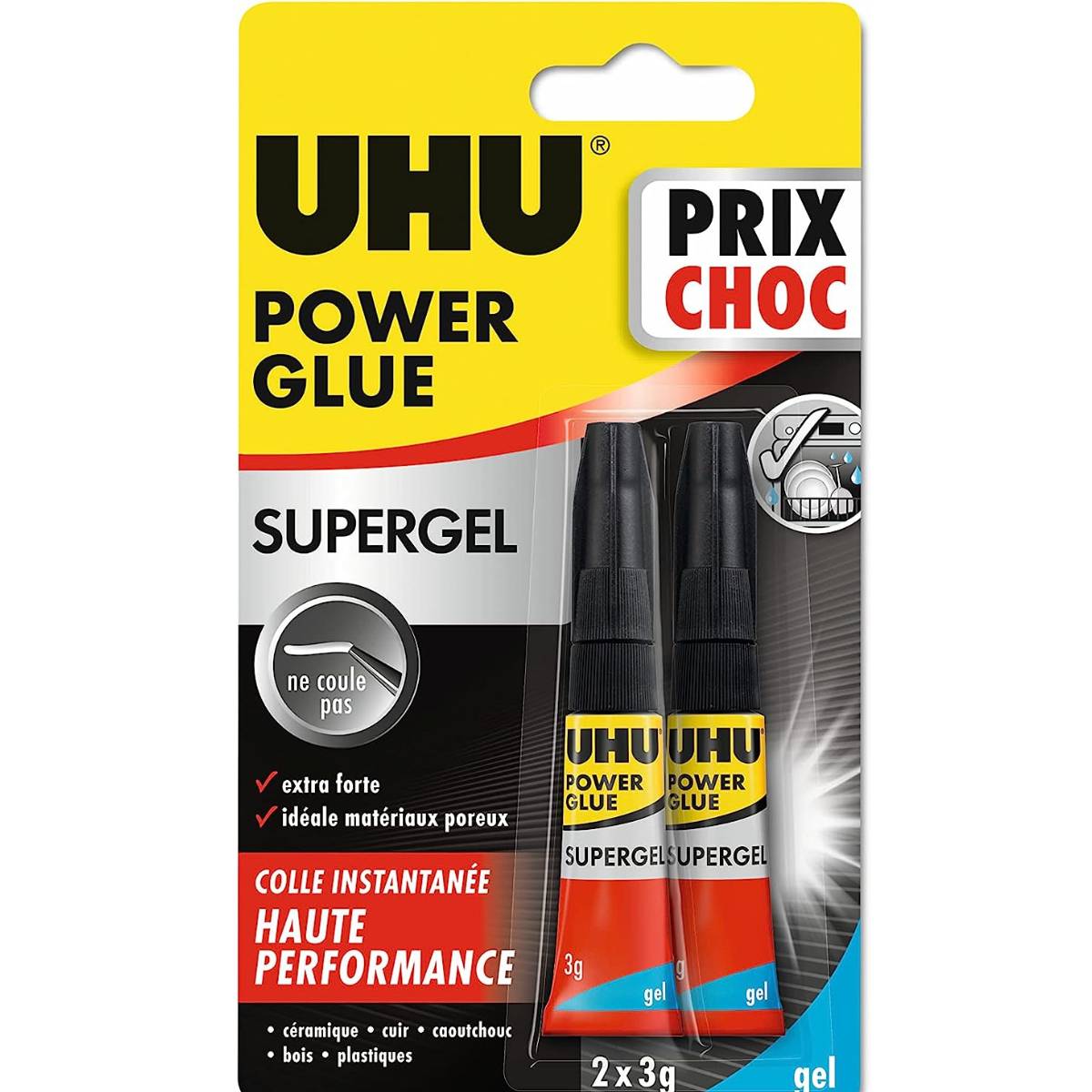 UHU Super Glue Ultra Fast Liquid 3g 