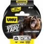 UHU Grizzly tape - Ruban adhésif toilé waterproof pour réparer, Noir, 10mx50mm