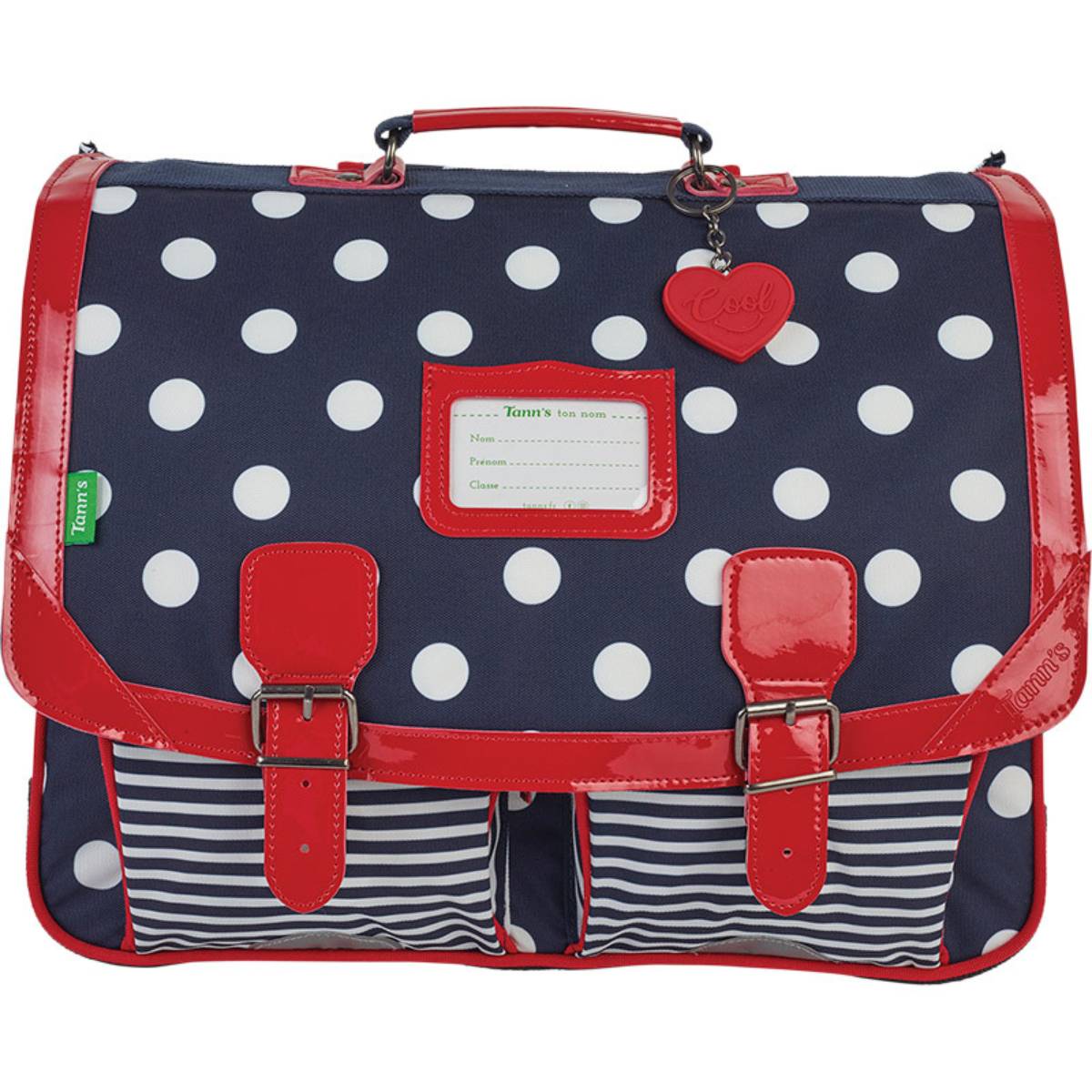 Schoolbag Tann's 41 cm Alice Blue Dots