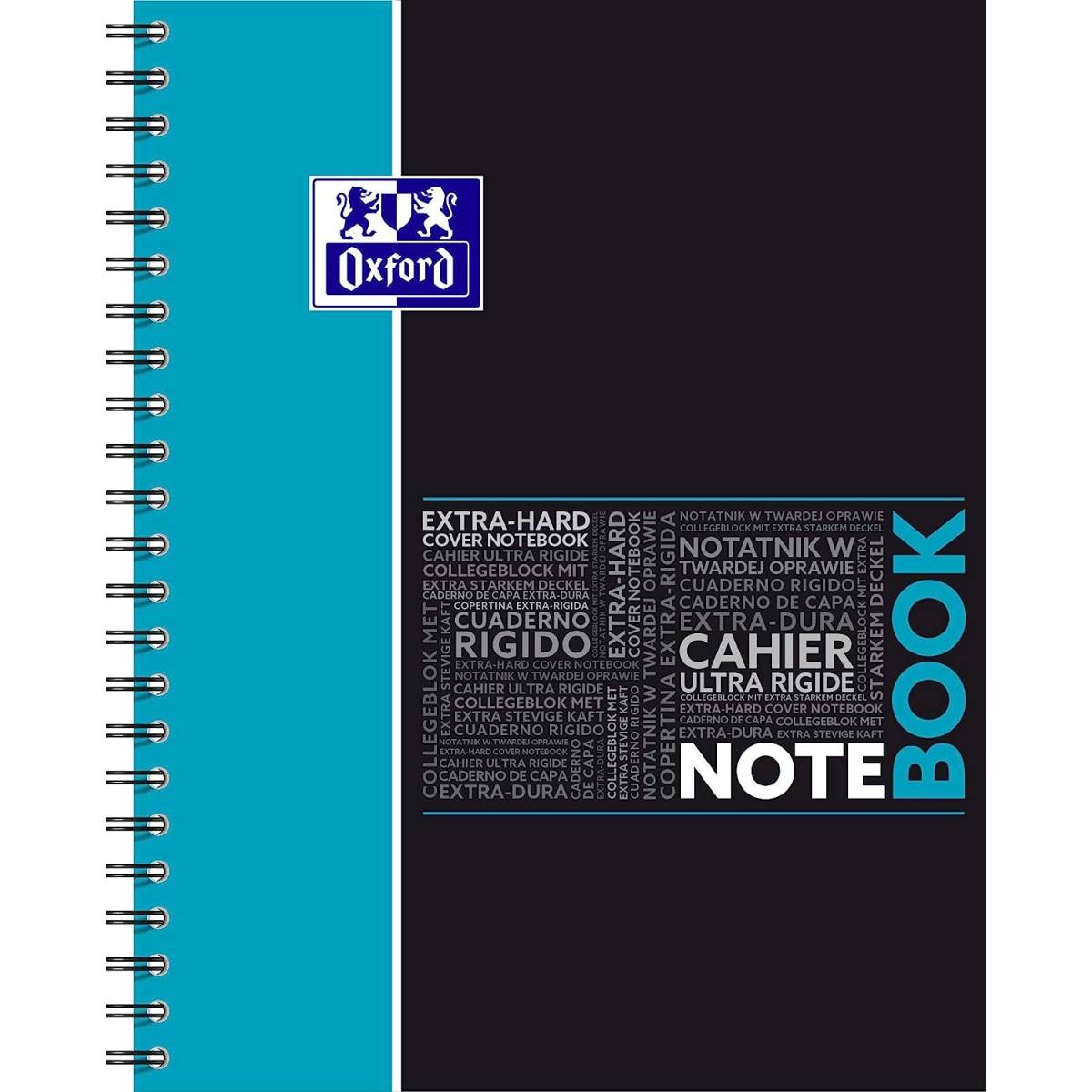 Oxford NoteBook Cahier à Spirales A4+ 160 Pages Grands Carreaux Seyès -  MaxxiDiscount