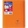 Clairefontaine - Koverbook Piqué Polypro Transparent Notebook - Large Tiles - 96 Pages - 24 x 32 cm