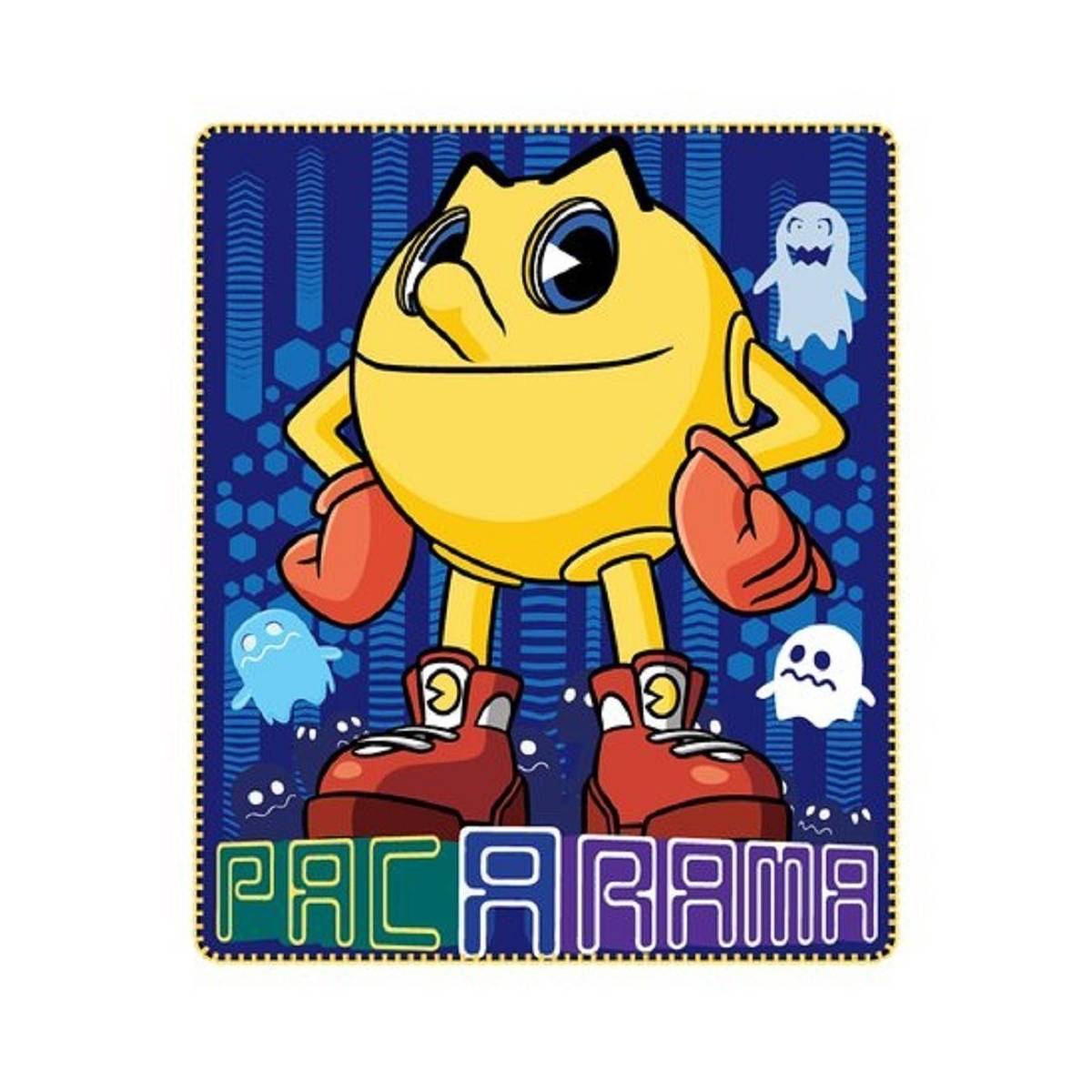 Plaid Couverture Polaire - Pac-Man - 120 x 140 cm