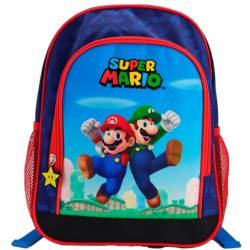 Sac à dos 2 compartiments Mario et Luigi