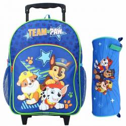 Paw Patrol Rescue Squad Wheeled Backpack and Kit Pack