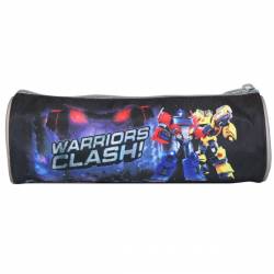 Trousse scolaire ronde Transformers Warriors Clash