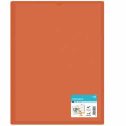 Protège-documents 120 vues personnalisable orange CARREFOUR