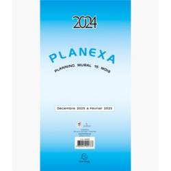 Planexa 5 volets - 18x33 cm - Décembre 2023 à février 2025