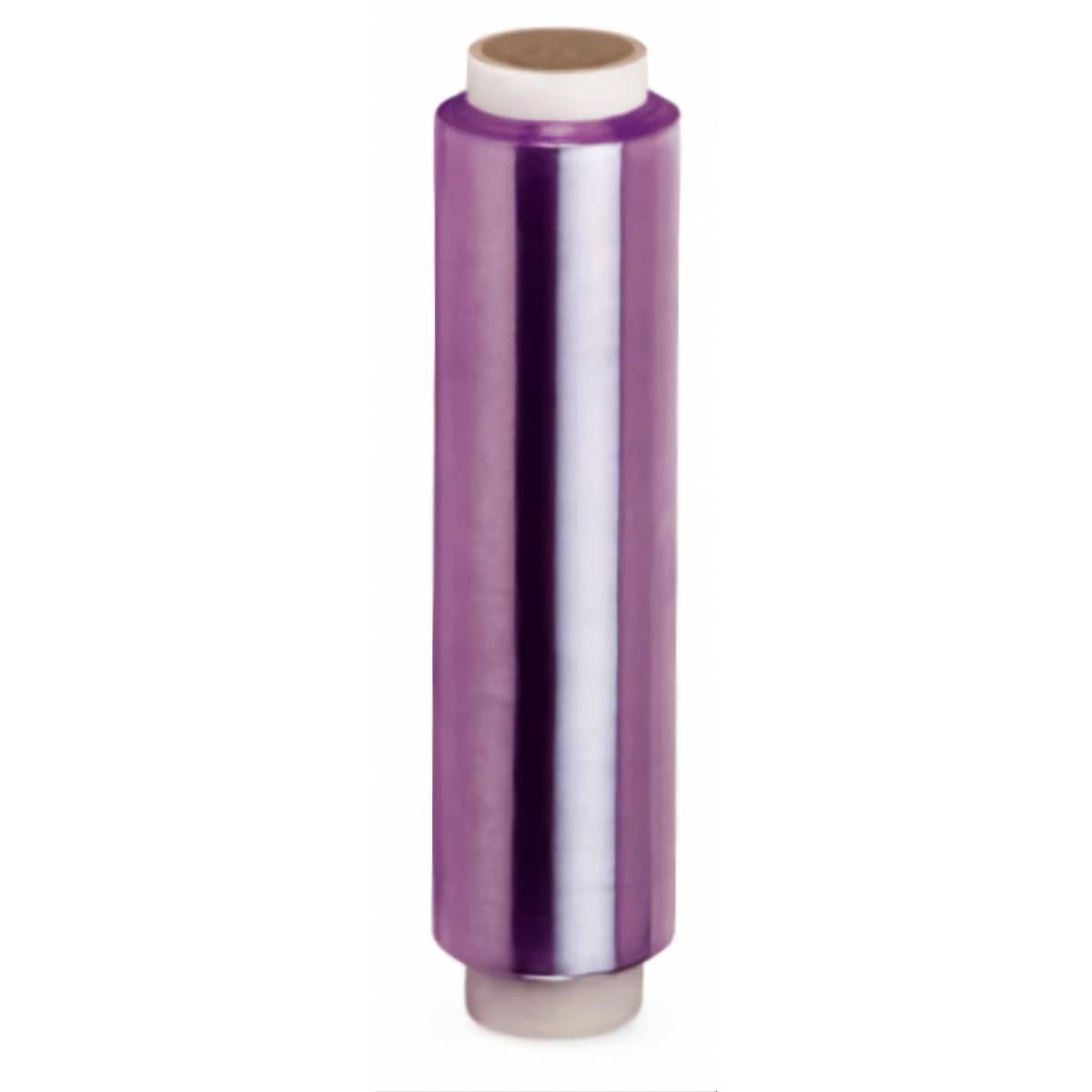 Roll of transparent stretch film for food