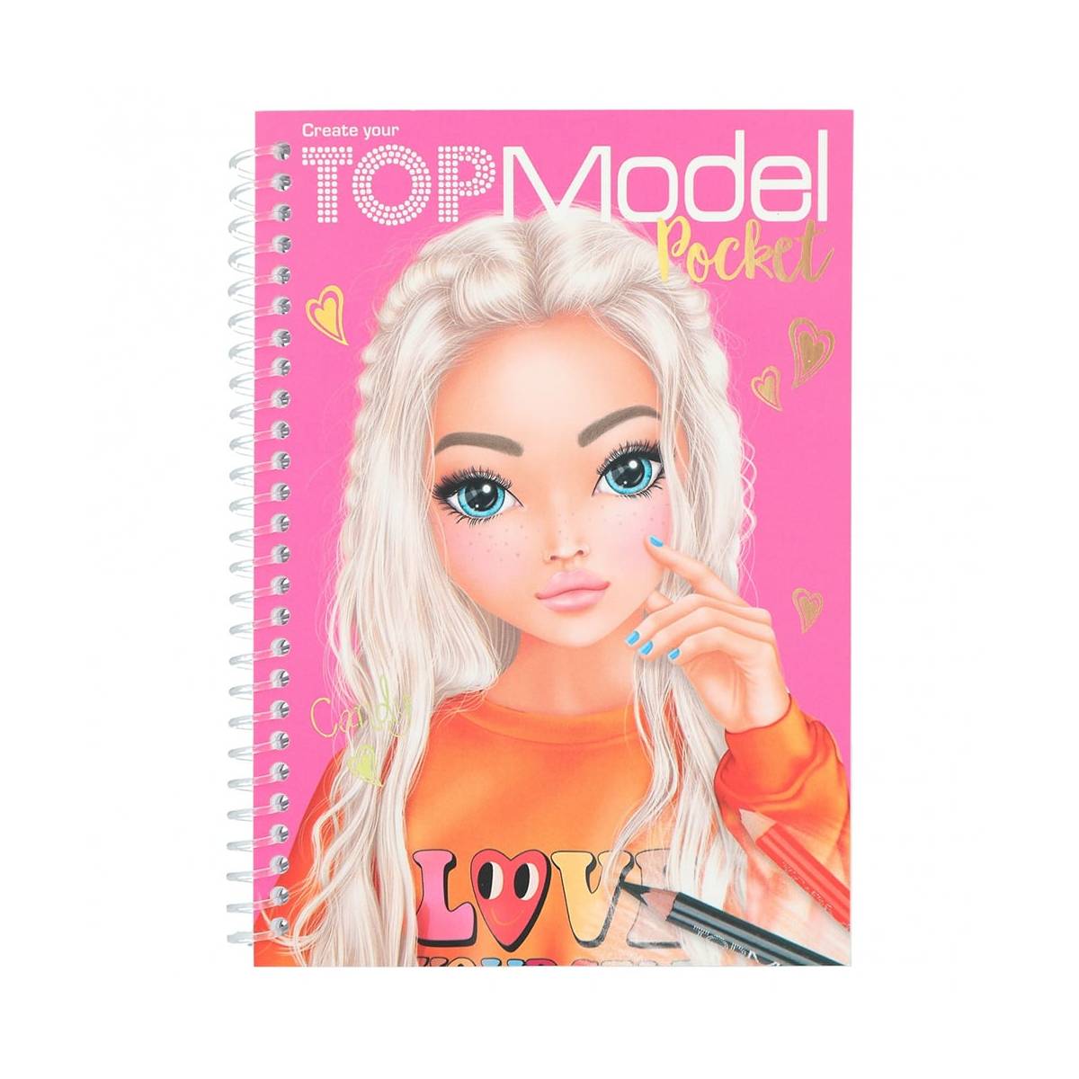 TOPModel Pocket Coloring Book