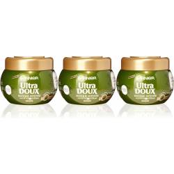 Garnier Ultra Doux Olive Mythique - Masque Cheveux Desséchés - Lot de 3