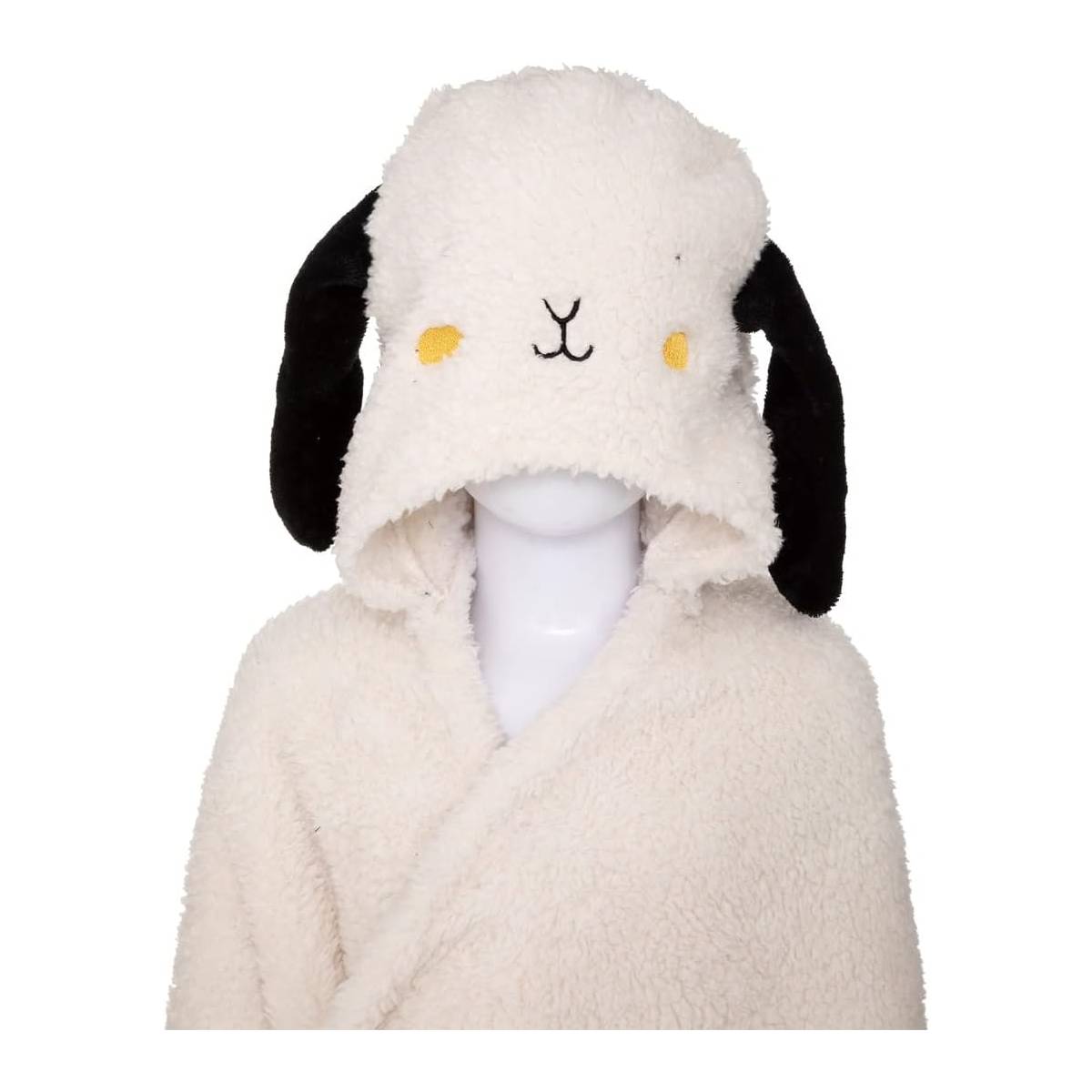 Atmosphera - Plaid Enfant Mouton avec Capuche 100 x 130 cm