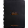 Notebook Rhodia Classic reliure intégrale 22,5x29,7 cm 160 pages dot détachables 80g - Noir