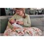 Candide - Multirelax jersey maternity and nursing pillow nude/floral pink
