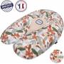 Candide - Multirelax jersey maternity and nursing pillow nude/floral pink