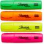 Sharpie Fluo XL Textmarker | Keilspitze | sortierte fluoreszierende Farben | 4 Stück