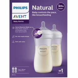 Philips Avent Lot de 2 Biberon Natural 330 ml 0-12 Mois