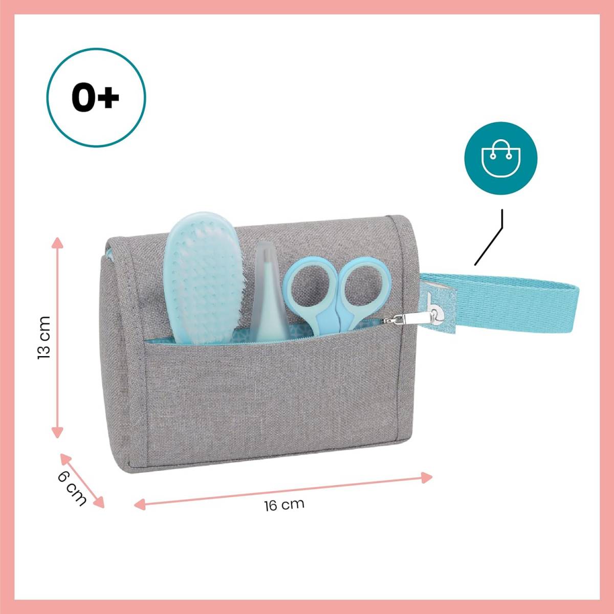 Babymoov Trousse de soin pour bébé compacte 6 accessoires - MaxxiDiscount