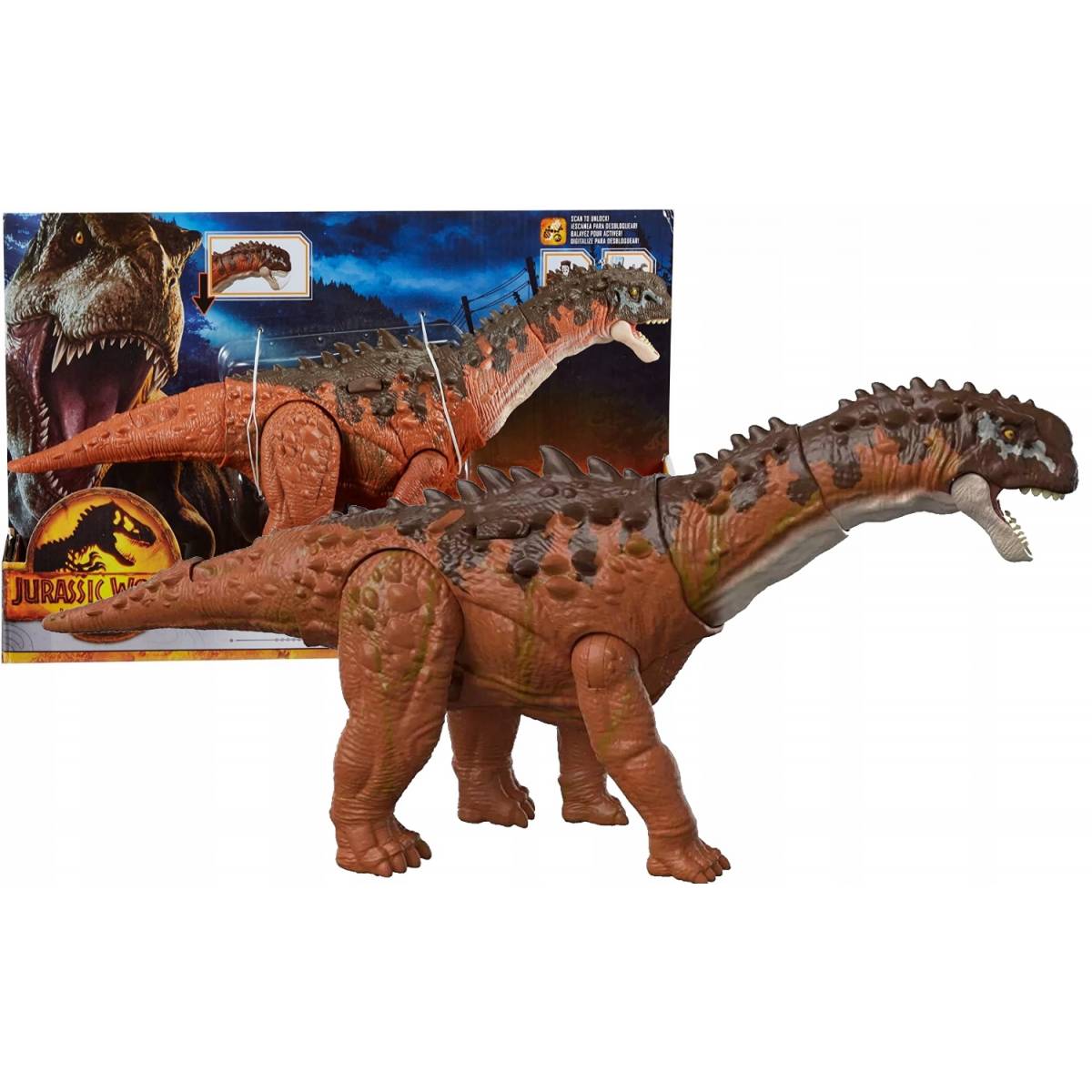 Jurassic World Figurine Dinosaure articulée Ampelosaurus - MaxxiDiscount