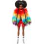 Poupée Barbie Afro Fashionistas Extra Manteau Multicolore