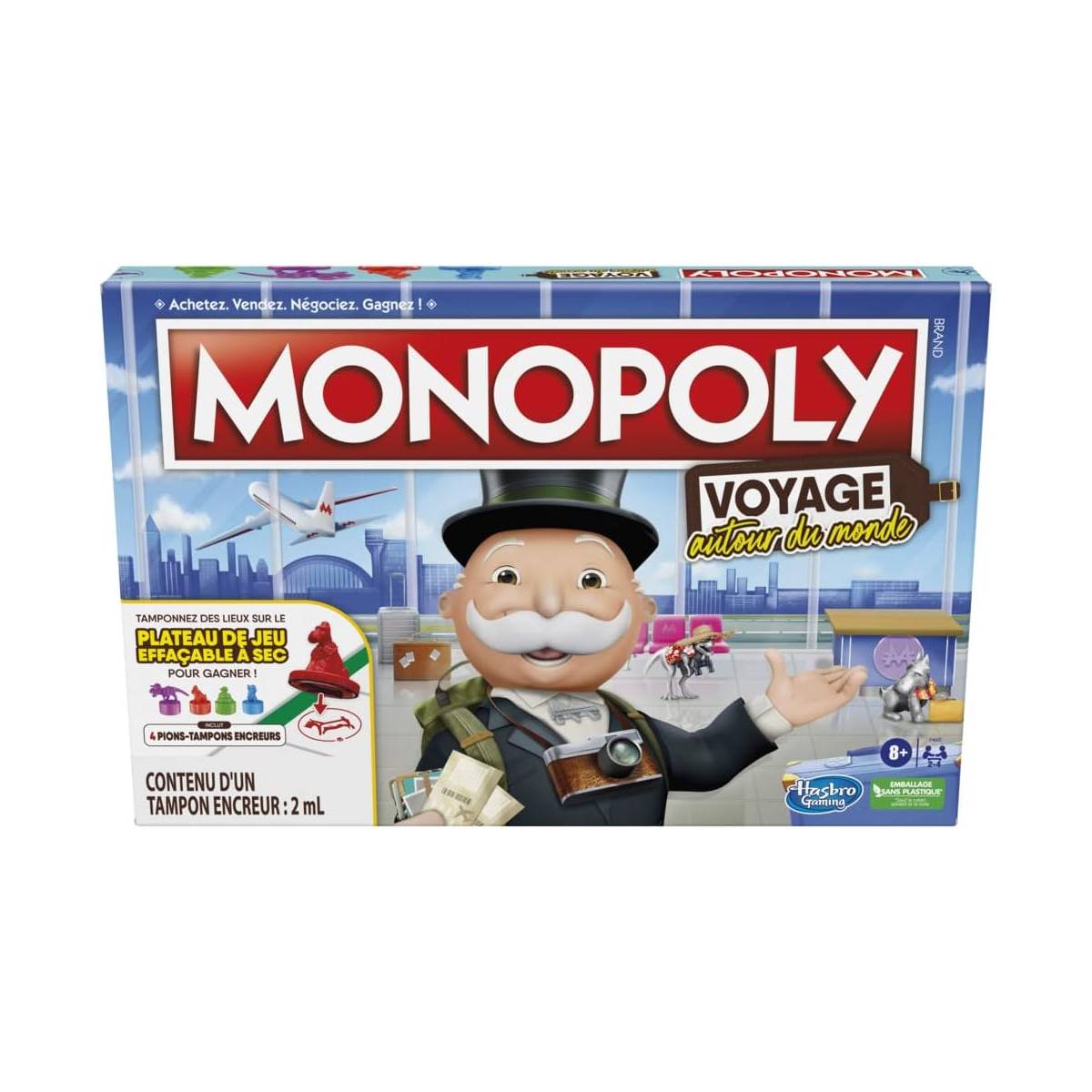 Hasbro Gaming Monopoly Voyage Autour du Monde