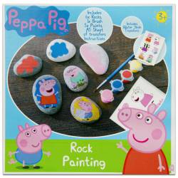 Peppa Pig Rock Painting