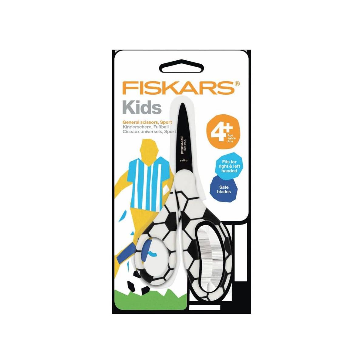 Children's scissors 13 cm Football 6yrs+ Fiskars