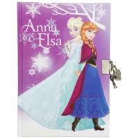 La reine des neiges - Journal intime deluxe avec cadenas - Elsa et Anna et Olaf