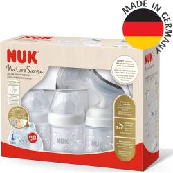 NUK Nature Sense Handmilchpumpe Still-Set mit Handmilchpumpe