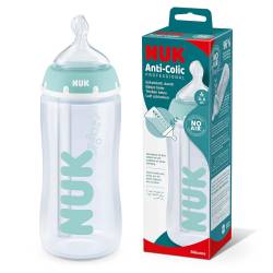 Nuk First Choice+ biberon anti-colique professionnel, 0-6 mois, Contrôle de la température, 300 ml, Sans BPA