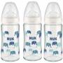 NUK First Choice Glass Bottle Elephants