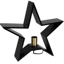 OSTARIA Lampe étoile Noir 40 cm
