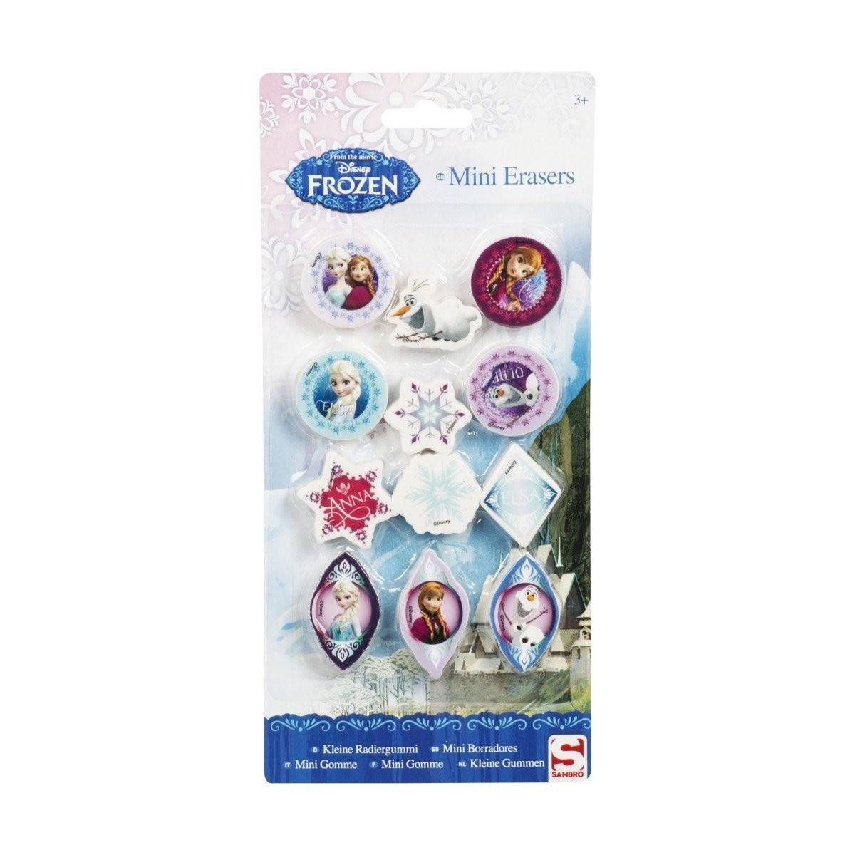 Frozen - Pack of 12 Mini Eraser