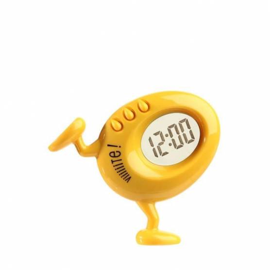 Running alarm clock with alarm function