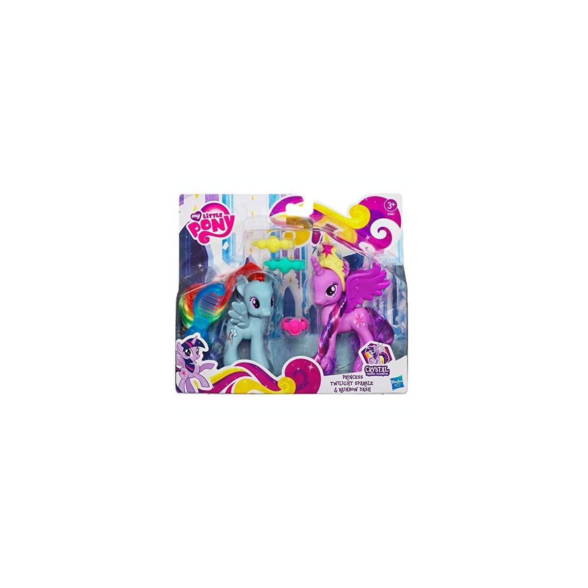 My Little Pony Princess Twilight Sparkle and Rainbow Dash Figures 