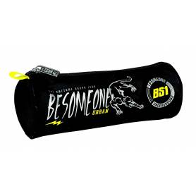 Besomeone - Trousse Ronde - Noir/Jaune