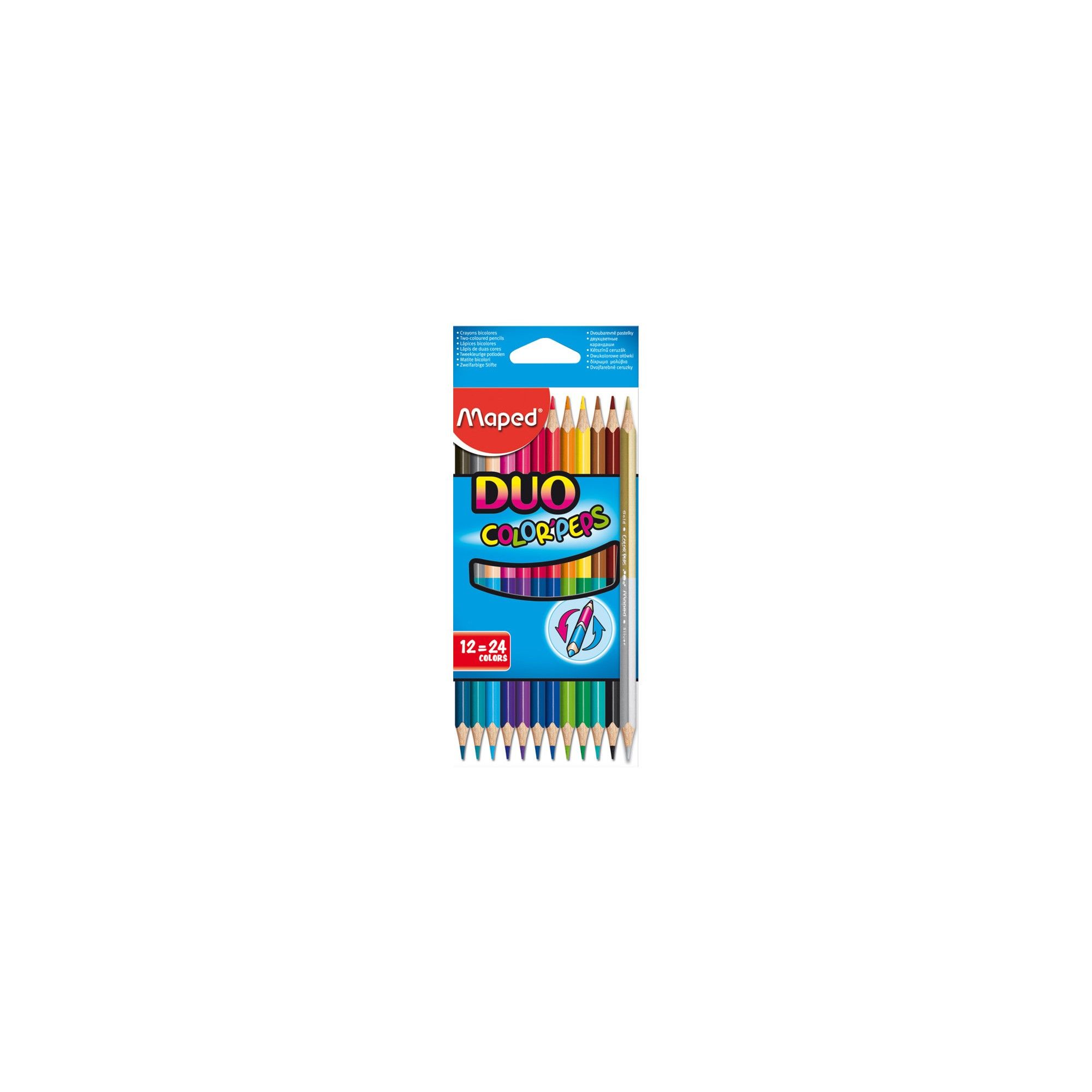 MAPED - 12 DUO Color'Peps Colored Pencils