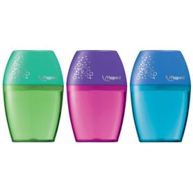 MAPED - Taille Crayons SHAKER - 2 Usages
