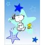 Snoopy - Plaid Polaire Enfant Wake Up - 110 x 140 cm